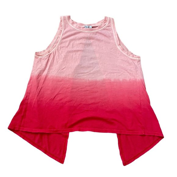 Zella Ombre Tie Open Back Tank Yoga Boho Festival Small - Picture 1 of 3